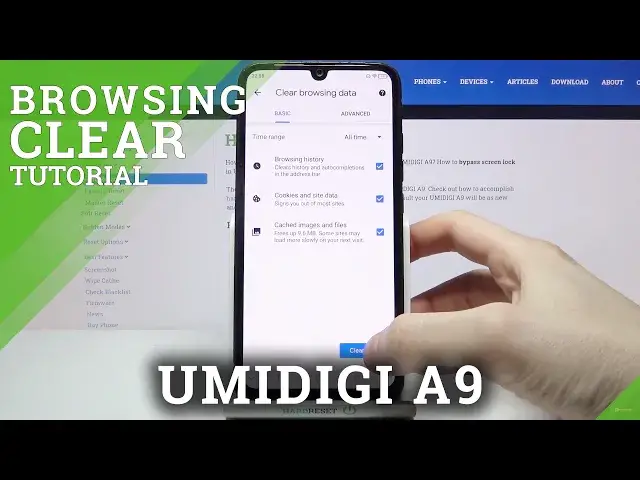Video thumbnail for How to Clear Browsing Data in UMIDIGI A9 – Remove Advanced Browsing Data