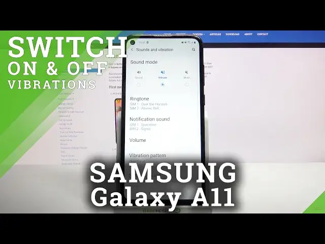 'Video thumbnail for How to Change Vibration Settings in SAMSUNG Galaxy A11 – Manage Vibration Feature'