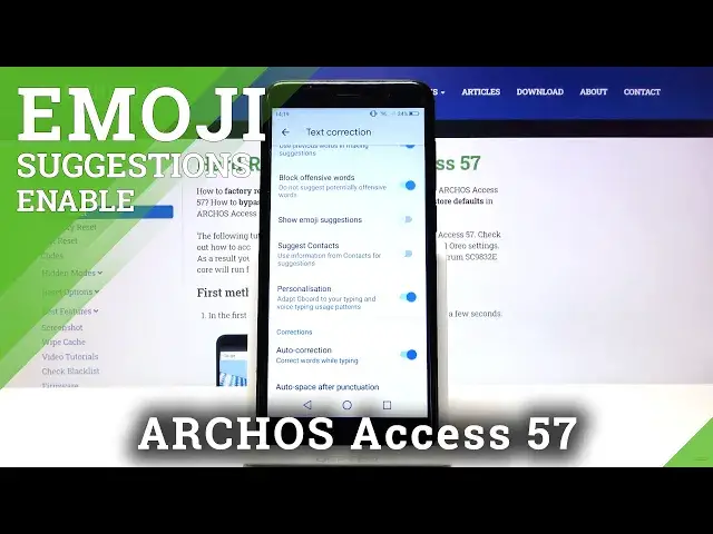 Video thumbnail for How to Activate Emoji Suggestions in ARCHOS Access 57 – Add Emoji Suggestions Option