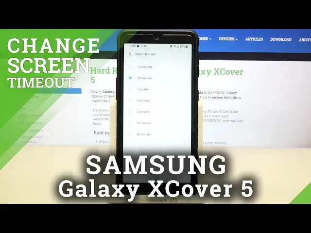 'Video thumbnail for How to Change Screen Timeout in SAMSUNG Galaxy XCover 5 – Adjust Screen Timeout'