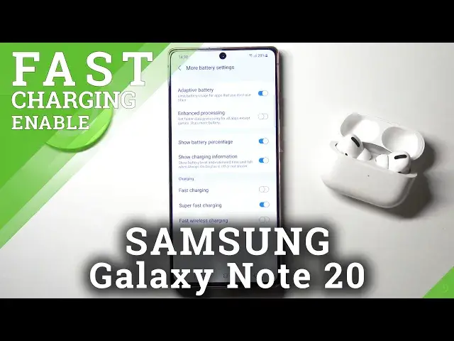 'Video thumbnail for How to Manage Charging Settings in Samsung Galaxy Note 20 - Activate Super Fast Charging'