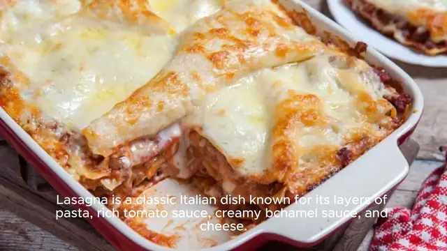Video thumbnail for Lasagne recipe