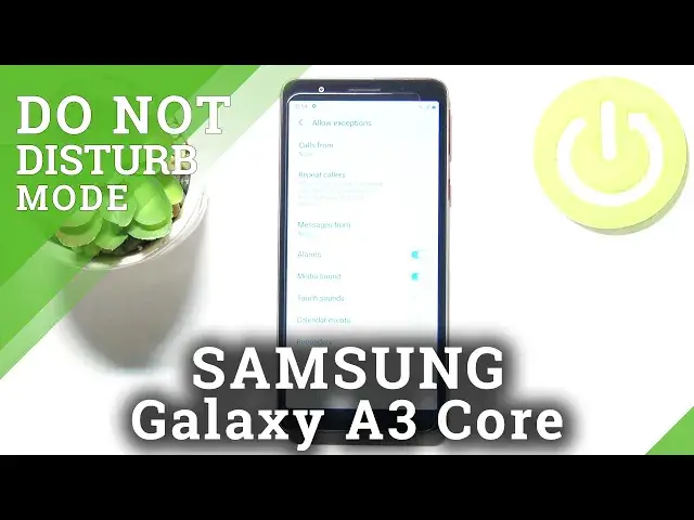 'Video thumbnail for How to Activate Do Not Disturb Mode on SAMSUNG Galaxy A3 Core – Turn On DND Mode'