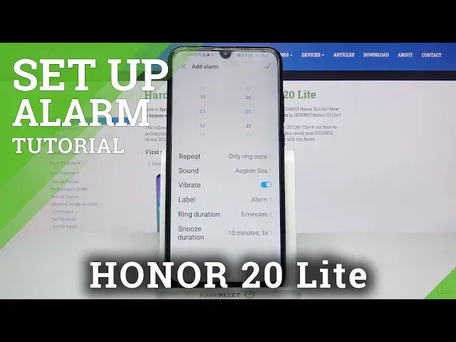 Video thumbnail for Honor 20 Lite Set Up Alarm Clock