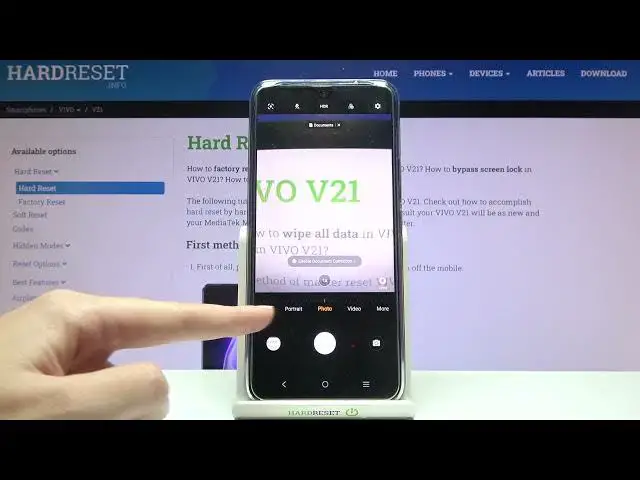 'Video thumbnail for How to Manage Camera Watermarks on VIVO V21?'