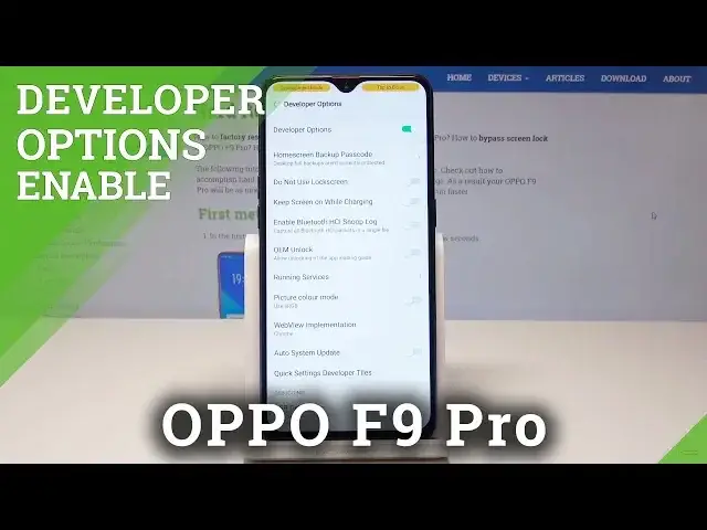 'Video thumbnail for How to Activate Developer Options in OPPO F9 Pro - OEM Unlock & USB Debugging'