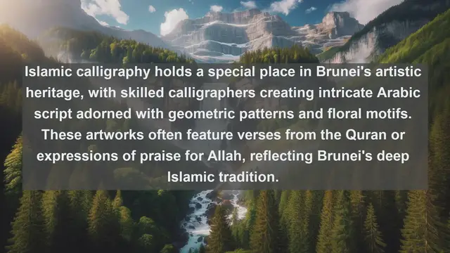 Video thumbnail for Unveiling Brunei's Artistic Heritage: Top 10 Masterpieces
