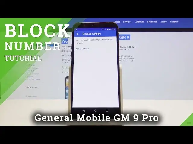 'Video thumbnail for How to Block Number in GENERAL MOBILE GM 9 Pro - Create Blacklist'