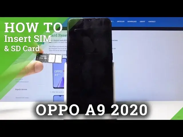 'Video thumbnail for How to Install Nano SIM & Micro SD Card in OPPO A9 2020 - Insert SIM & SD'