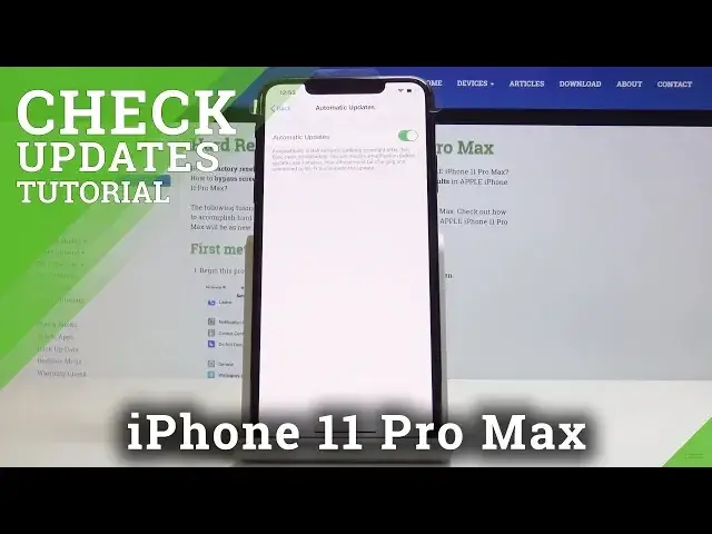 'Video thumbnail for How to Use Automatic Update in iPhone 11 Pro Max - Check Latest Version'