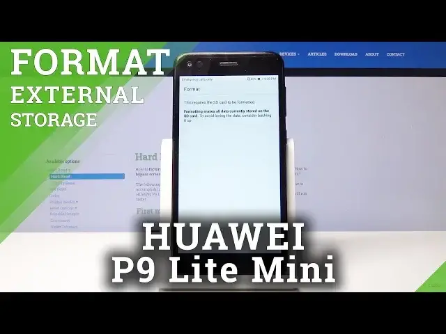 Video thumbnail for How to Format SD Card in HUAWEI P9 Lite Mini - Erase Memory Card Storage