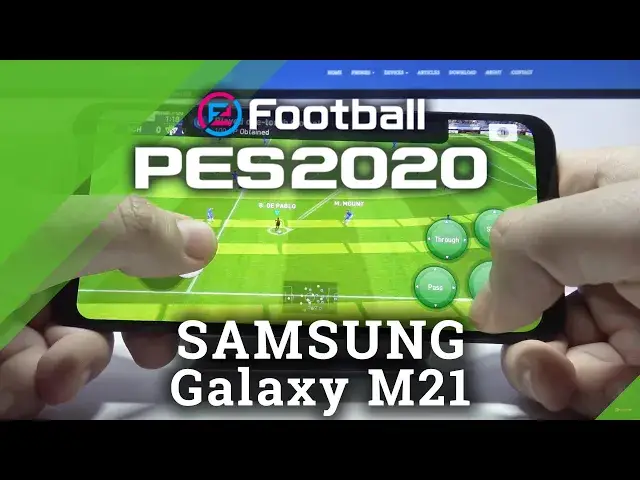 'Video thumbnail for Test Pro Evolution Soccer Gameplay on SAMSUNG Galaxy M21 – High Graphics Checkup'