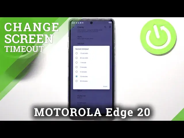 'Video thumbnail for How to Change Screen Timeout on MOTOROLA Edge 20 – Adjust Display Settings'