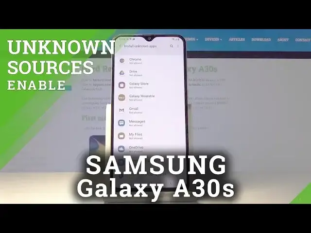 'Video thumbnail for How to Activate Unknown Sources in Samsung Galaxy A30s – Install Unknown Applications'