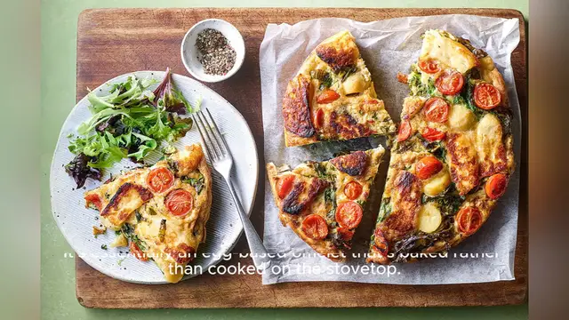 Video thumbnail for frittata recipe