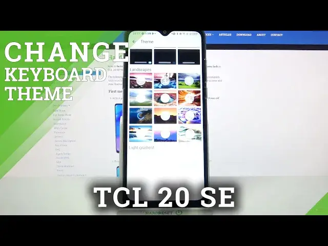 Video thumbnail for Change Keyboard Theme / Choose Keyboard Style - TCL 20 SE