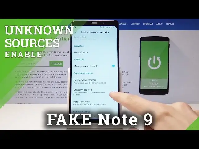 'Video thumbnail for How to Allow Unknown Sources in Samsung Galaxy Note 9 Clone'