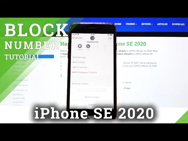 'Video thumbnail for How to Block Calls & Texts in iPhone SE 2020 – Block Number / Create Blacklist'