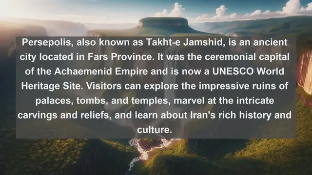 Video thumbnail for Discover Iran's Spectacular Landscapes: Top 10 Must-Visit Destinations