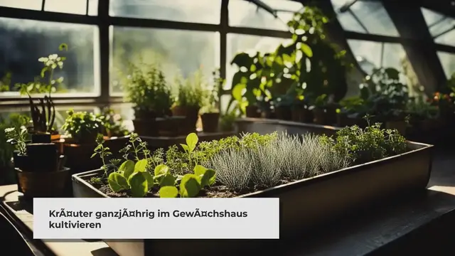 Video thumbnail for Kräuter im Gewächshaus kultivieren