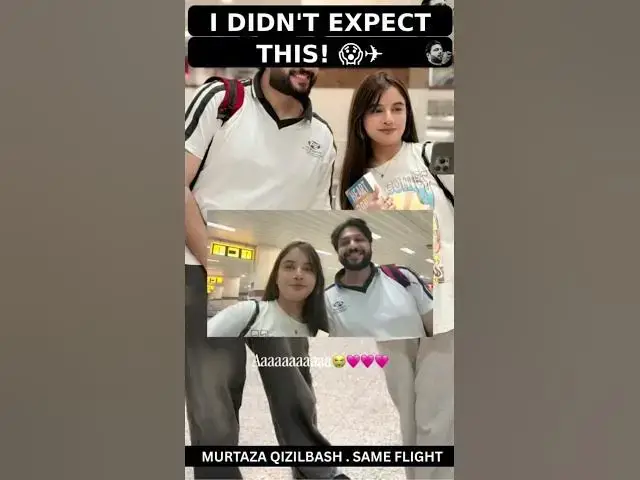Video thumbnail for FROM SEEING MURTAZA QIZILBASH LIVE… TO SHARING THE SAME FLIGHT 😭✈️#shorts