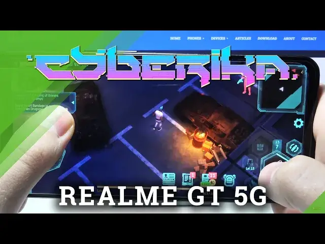 'Video thumbnail for Cyberika  Performance Test on REALME GT 5G - Gameplay - Snapdragon 888 FPS Check'