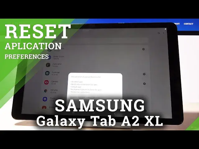 'Video thumbnail for How to Reset App Preferences in SAMSUNG Galaxy Tab A2 XL - Restore App Defaults'