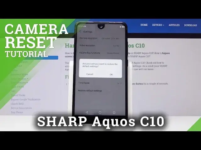 Video thumbnail for How to Reset Camera Settings in SHARP C10 - Default Camera Settings