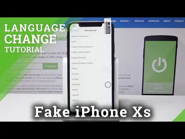 Video thumbnail for How to Change Language in Fake iPhone Xs - List of Languages