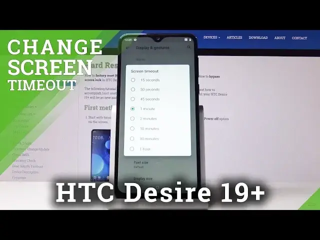 'Video thumbnail for How to Set Screen Timeout in HTC Desire 19+ – Screen Sleep Time'