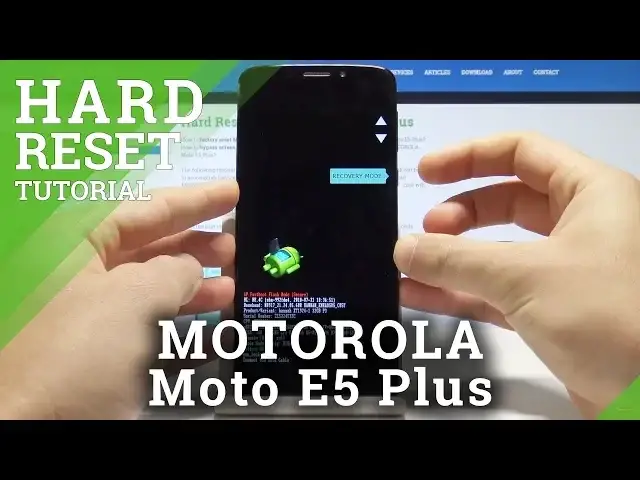 Video thumbnail for How to Hard Reset MOTOROLA Moto E5 Plus - Master Reset / Bypass Screen Lock