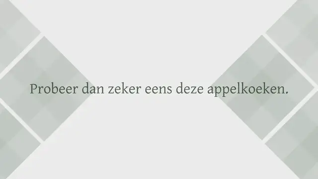 Video thumbnail for APPELKOEKEN: HEERLIJK VOOR BIJ DE KOFFIE OF THEE