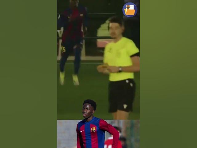 Video thumbnail for ¡Ebrima Tunkara debuta con el Barça Atlétic con 15 años! 🫣