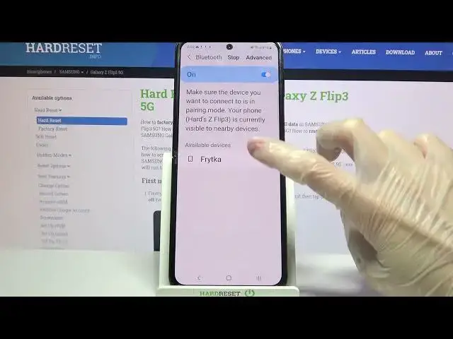 'Video thumbnail for How to Add Bluetooth Device to SAMSUNG Galaxy Z Flip3 - Connect Bluetooth Device'