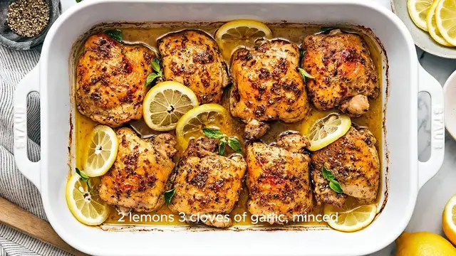 Video thumbnail for Lemon chicken recipe