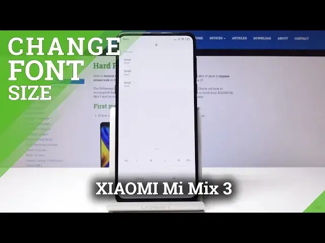 'Video thumbnail for XIAOMI Mi Mix 3 CHANGE FONT SIZE |  SET UP FONT STYLE'