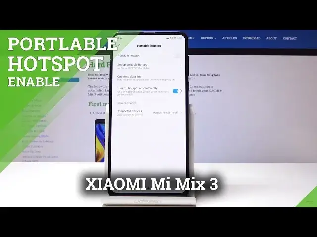Video thumbnail for How to Enable Portable Hotspot in XIAOMI Mi Mix 3 - Network Access Point