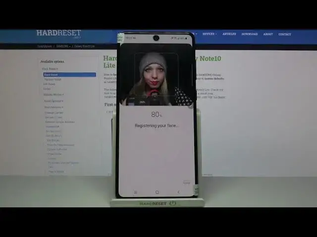 'Video thumbnail for How to Add Face Unlock in SAMSUNG Galaxy Note 10 Lite – Set Face Recognition'