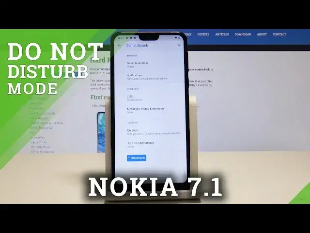 'Video thumbnail for How to Enable Do Not Disturb on NOKIA 7.1 - Allow Silence Mode / Set Up Do Not Disturb'