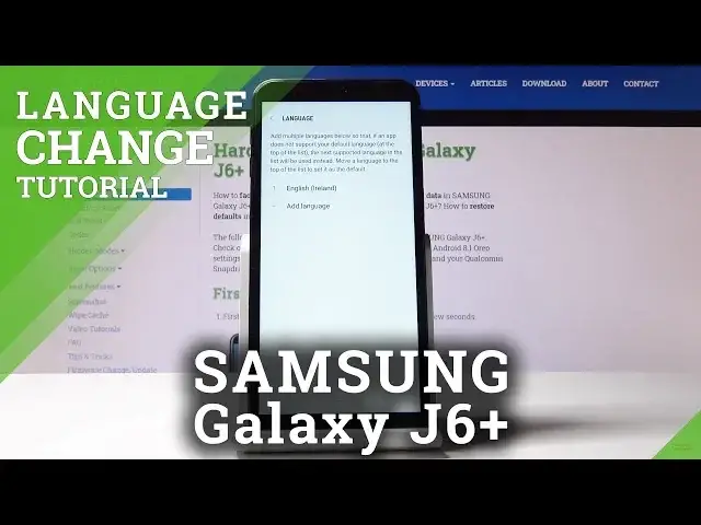 'Video thumbnail for How to Change Language in Samsung Galaxy J6+ - Language Settings'