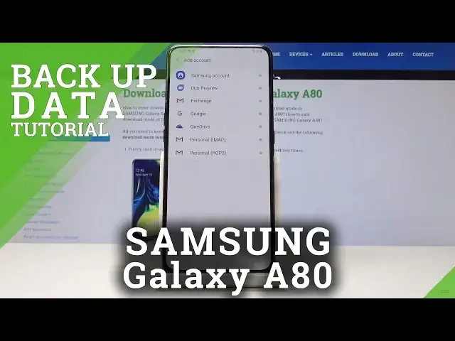 'Video thumbnail for How to Backup Data in SAMSUNG Galaxy A80 - Create Google Backup Account'