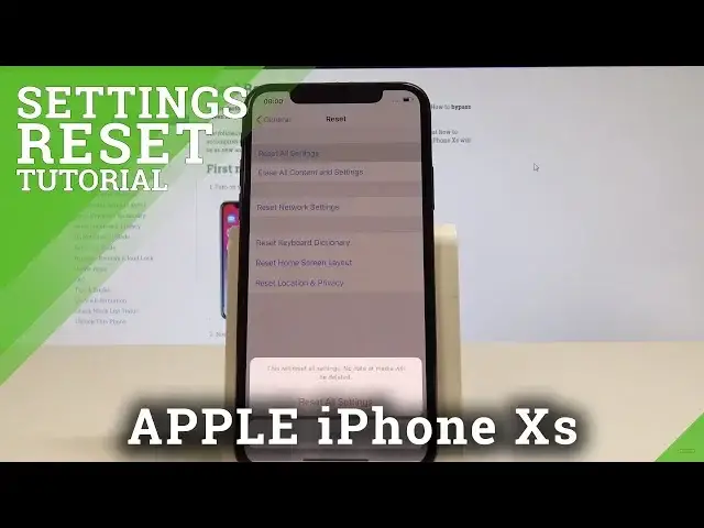 'Video thumbnail for How to Reset Settings in iPhone Xs - Restore Default iOS Settings'