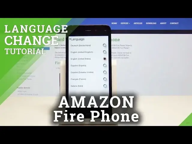'Video thumbnail for How to Change Language in AMAZON Fire Phone - Language Settings'
