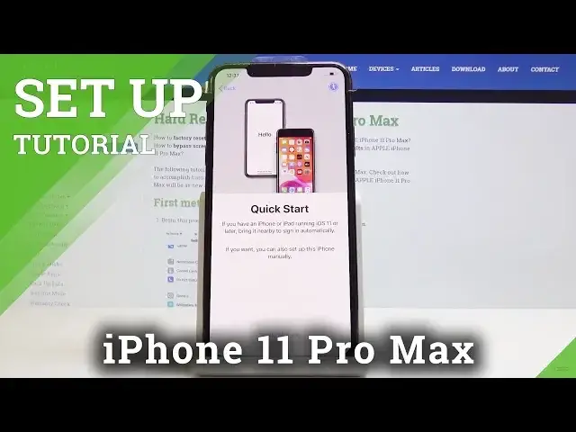 'Video thumbnail for How to Set Up iPhone 11 Pro Max - Configure APPLE device'