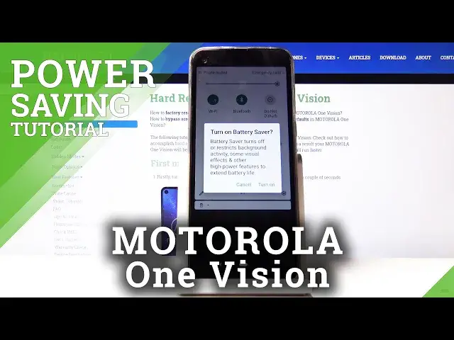 Video thumbnail for How to Save Power in MOTOROLA One Vision – Battery Saver Mode