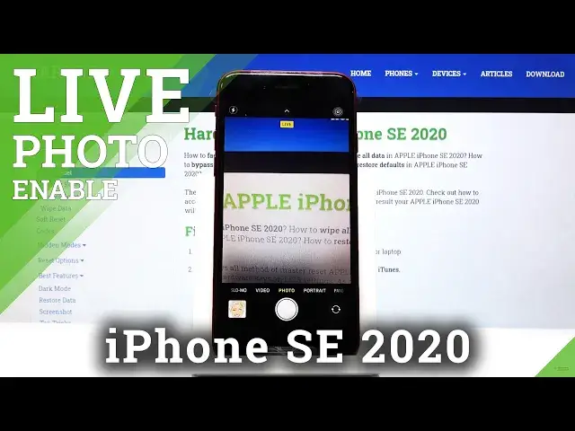 'Video thumbnail for How to Activate Live Photo in iPhone SE 2020 – Use Live Photo Feature'
