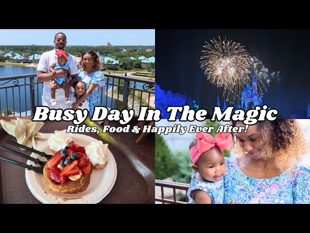 Video thumbnail for Busy Day at Magic KIngdom | We Got Stuck on 2 rides + Best Waffles at Disney #DisneyMom