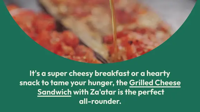 Video thumbnail for Grilled Cheese Sandwich with Za’atar: