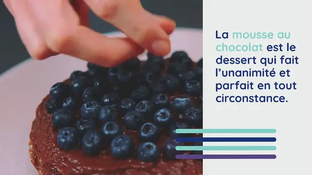 Video thumbnail for Mousse au chocolat facile