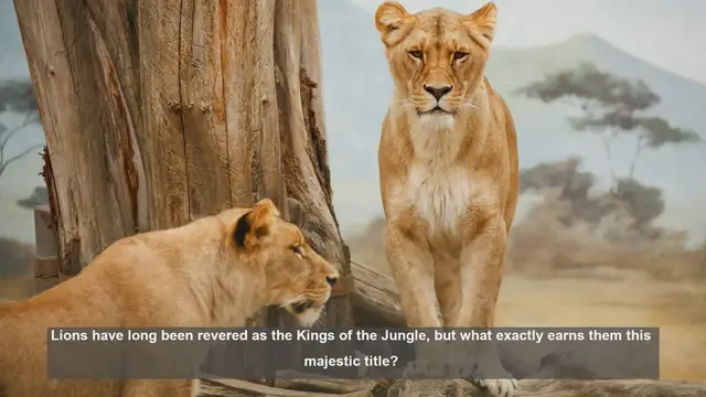 Video thumbnail for 10 Reasons Why Lions Are Called Kings of the Jungle